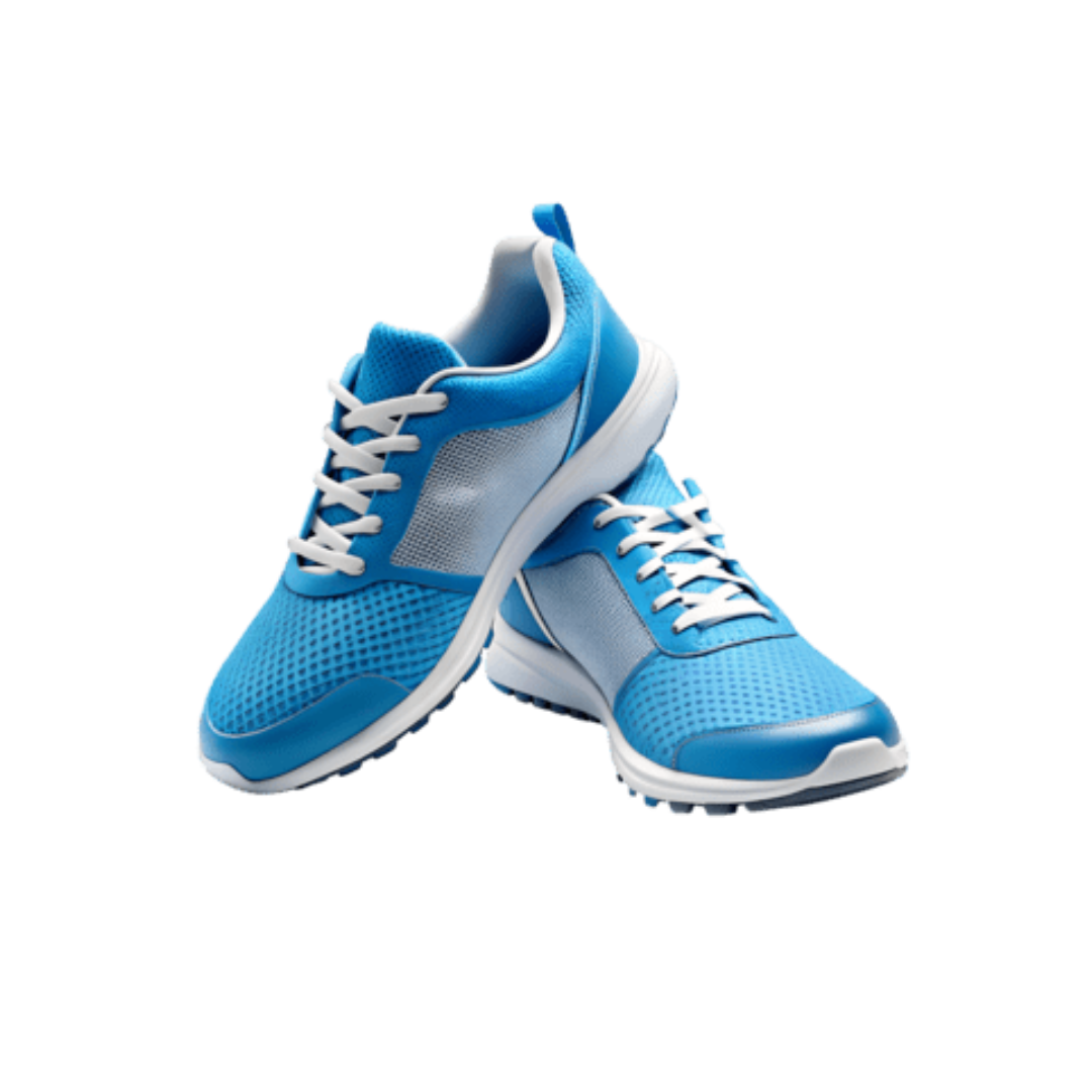 Stepa Light Blue & White Running Shoes for Men/Women | Breathable Mesh Sports Shoes